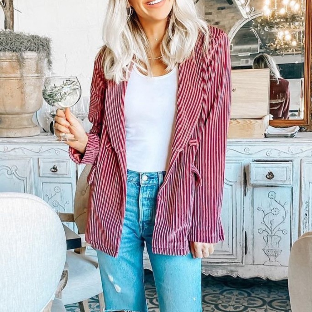 Nasty gal velvet blazer